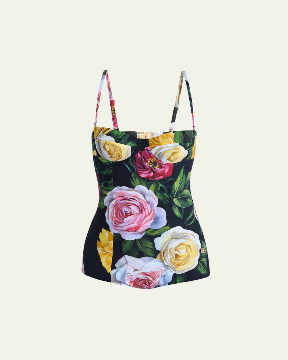 St. Peonie Rose One-Piece Swimsuit